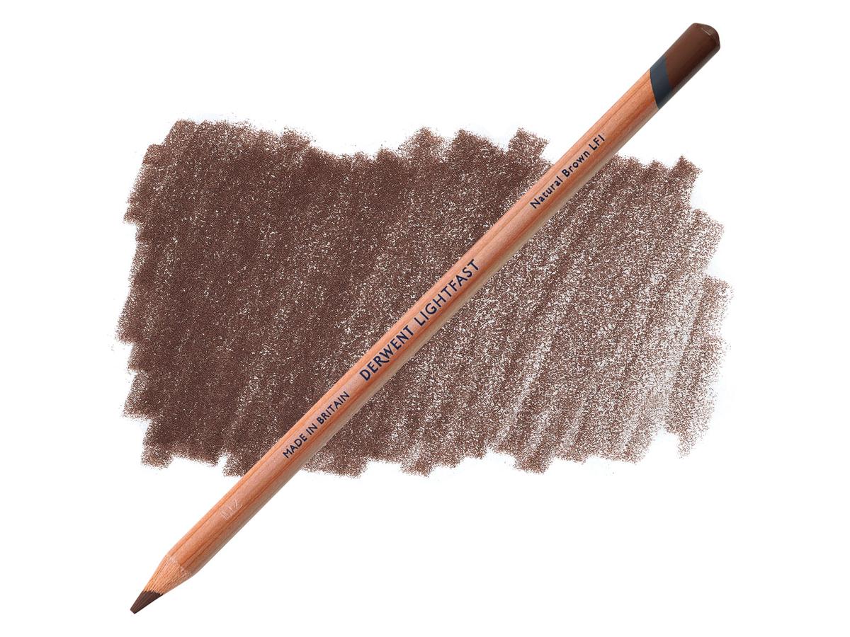 DERWENT LIGHTFAST FARBSTIFT LF1 NATURAL BROWN 1