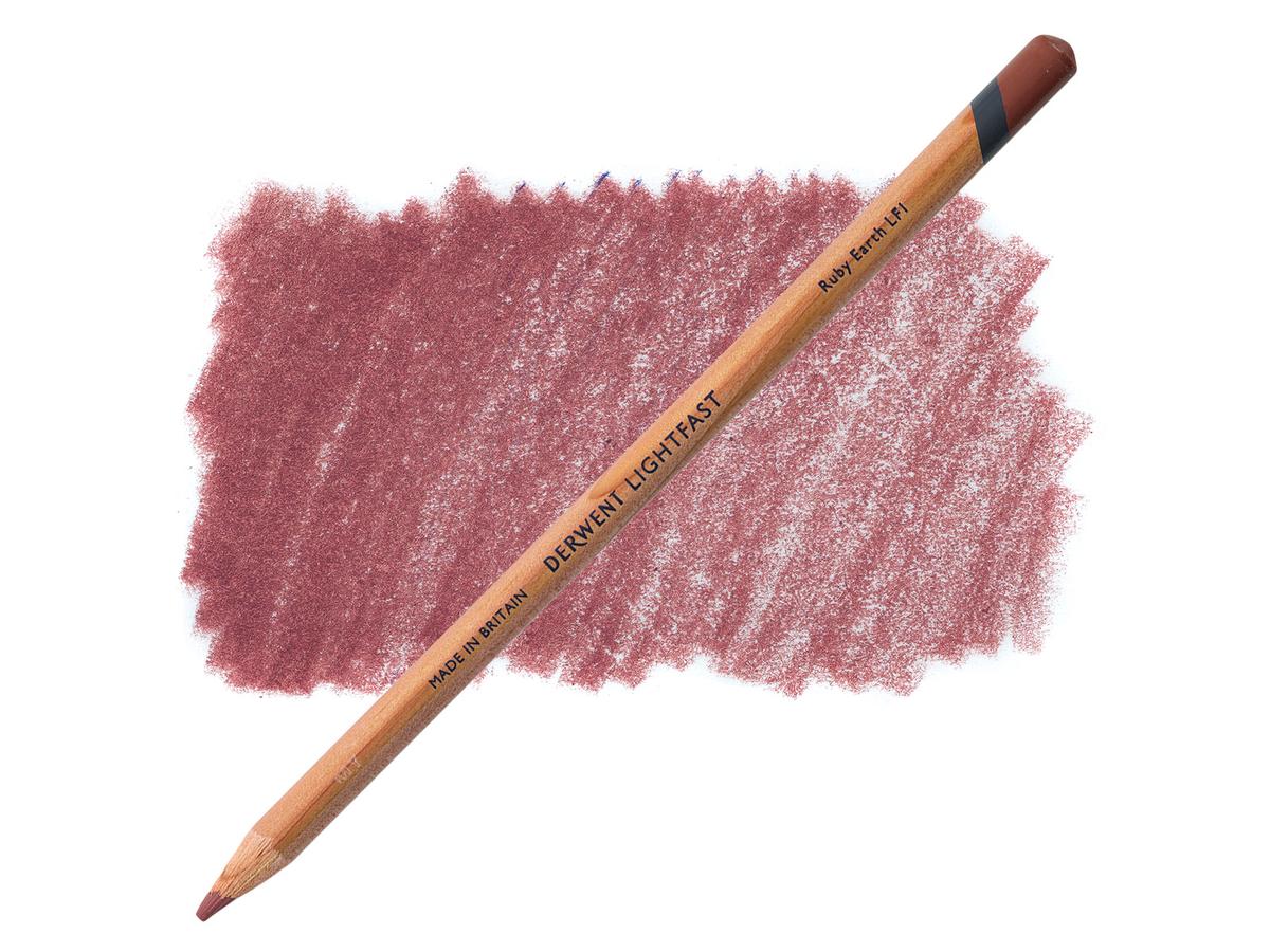 DERWENT LIGHTFAST FARBSTIFT LF1 RUBY EARTH 1