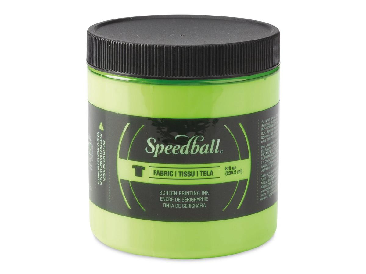 SPEEDBALL SIEBDRUCK FARBE FÜR TEXTIL 237ML FLUORESCENT LIME GREEN 014 1
