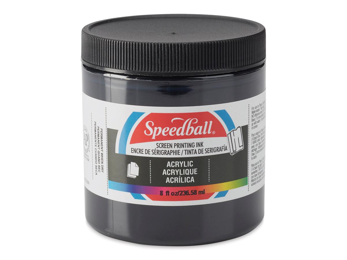 SPEEDBALL ACRYL SIEBDRUCKFARBE 237ML BLACK 016 1