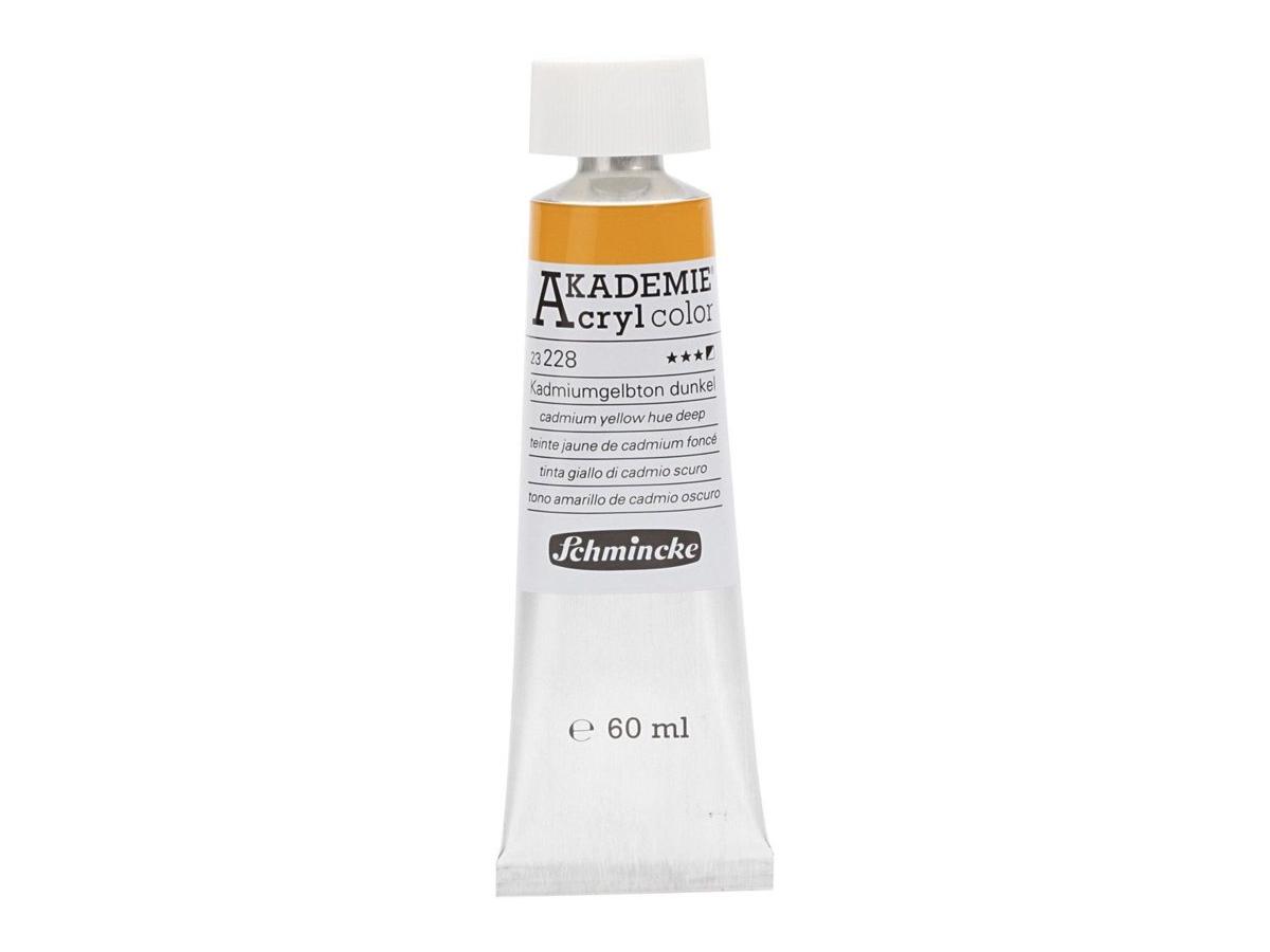 SCHMINCKE AKADEMIE ACRYL COLOR 60ML S1 228 KADMIUMGELBTON DUNKEL 1
