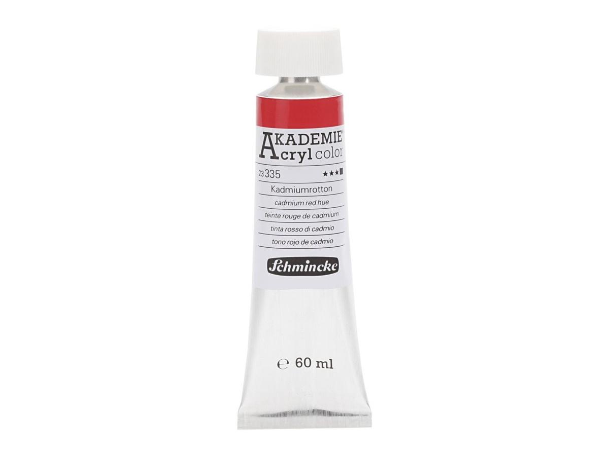 SCHMINCKE AKADEMIE ACRYL COLOR 60ML S1 335 KADMIUMROTTON 1