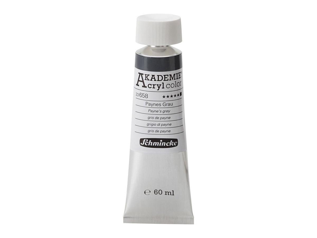 SCHMINCKE AKADEMIE ACRYL COLOR 60ML S1 658 PAYNESGRAU 1