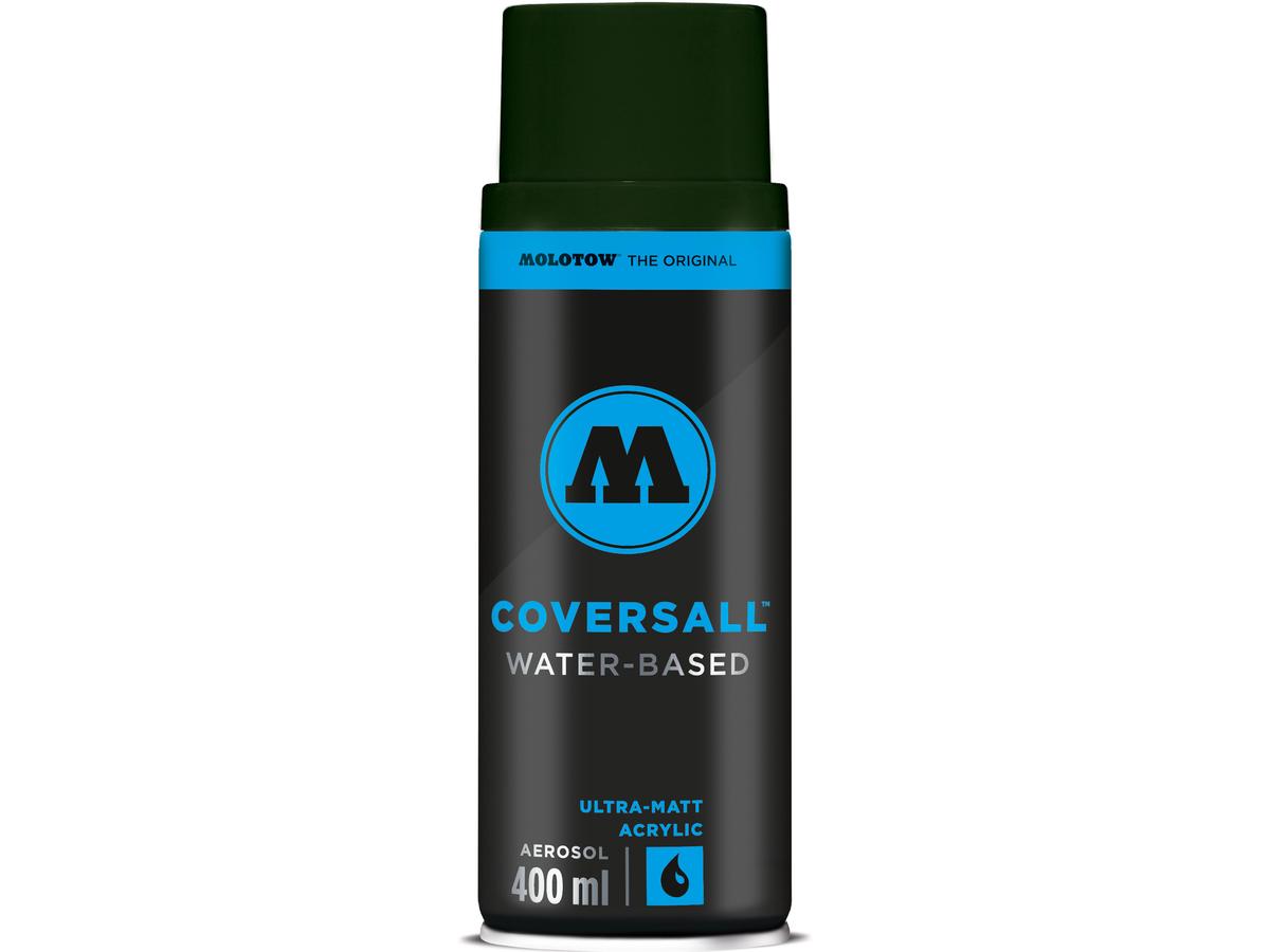 MOLOTOW COVERSALL WATER-BASED 400ML 095 BLACK GREEN OP=OP 1