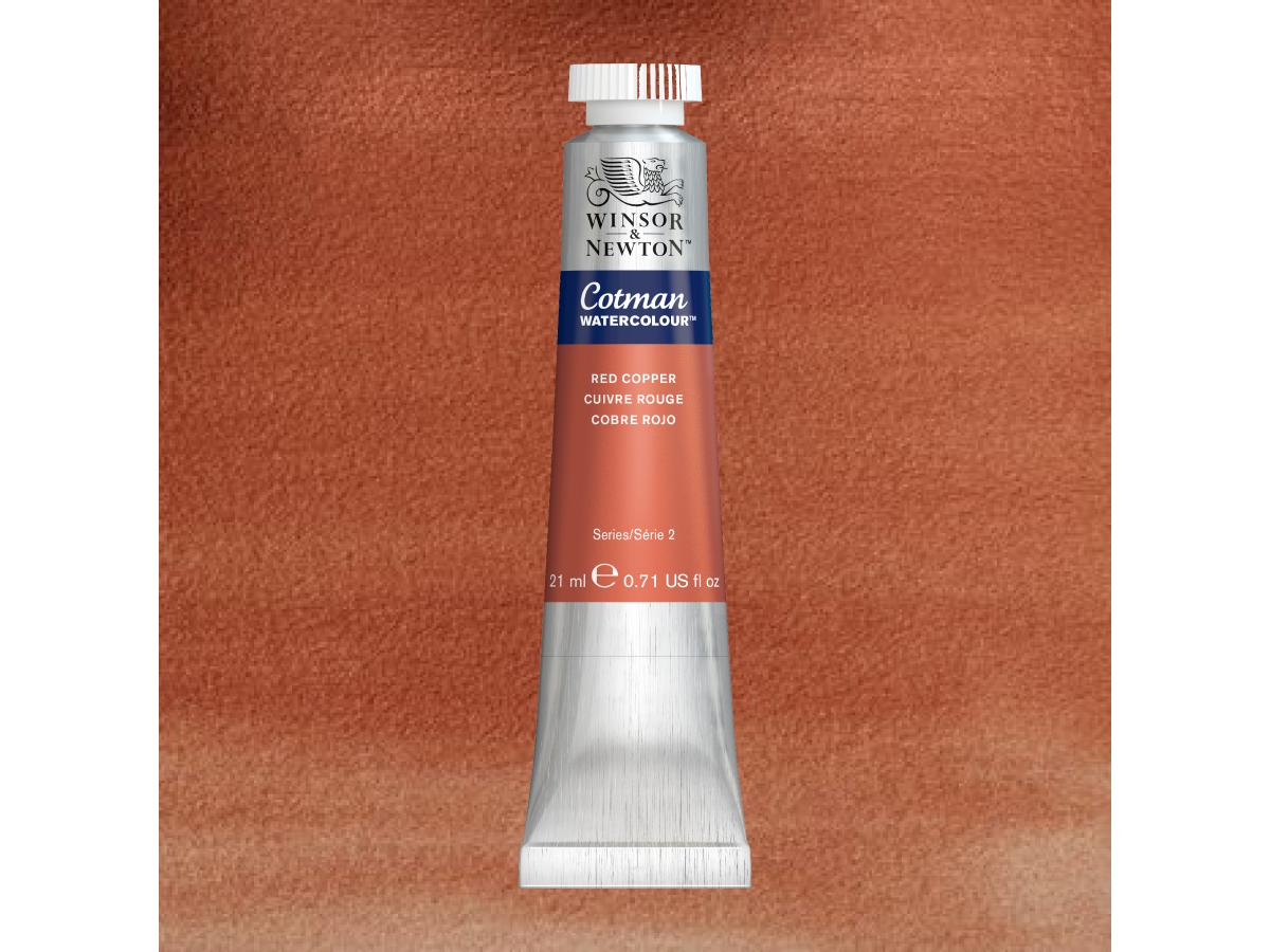 WINSOR & NEWTON COTMAN METALLIC AQUARELL 21ML 471 ROTER KUPFER 1