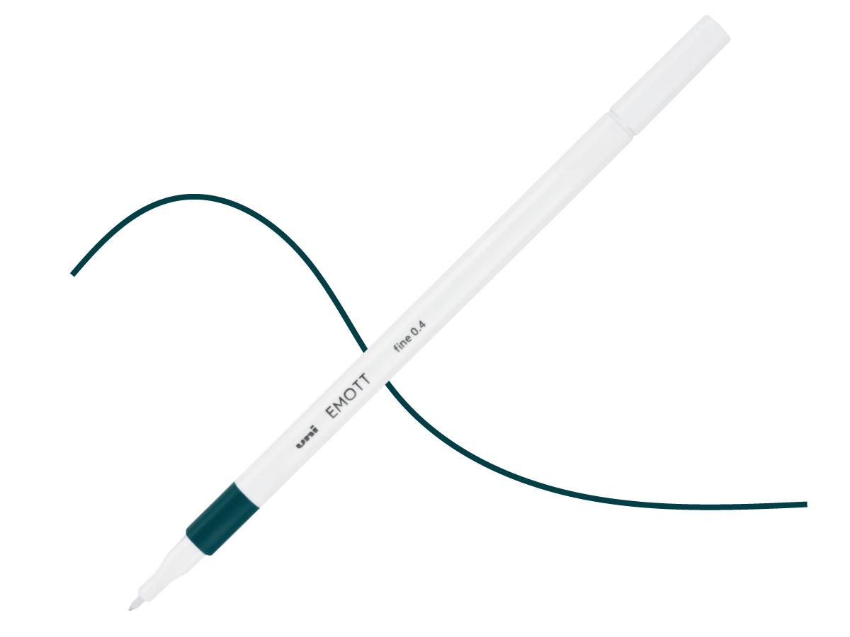 UNI-BALL EMOTT FINELINER 39 BLAUWGROEN 1