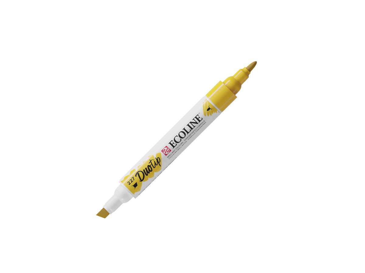 TALENS ECOLINE DUOTIP MARKER GELBER OCKER 227 1