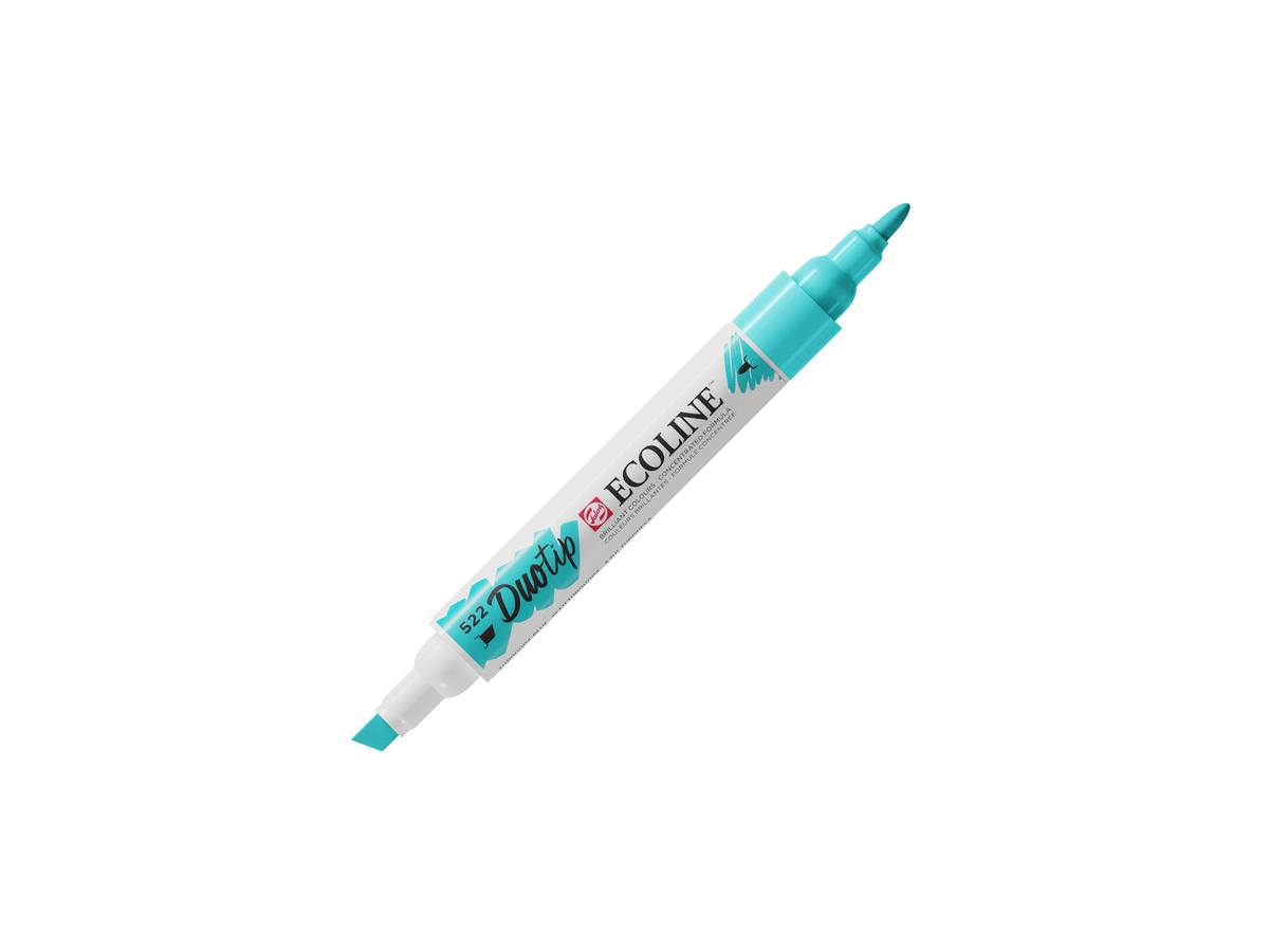 TALENS ECOLINE DUOTIP MARKER TÜRKISBLAU 522 1