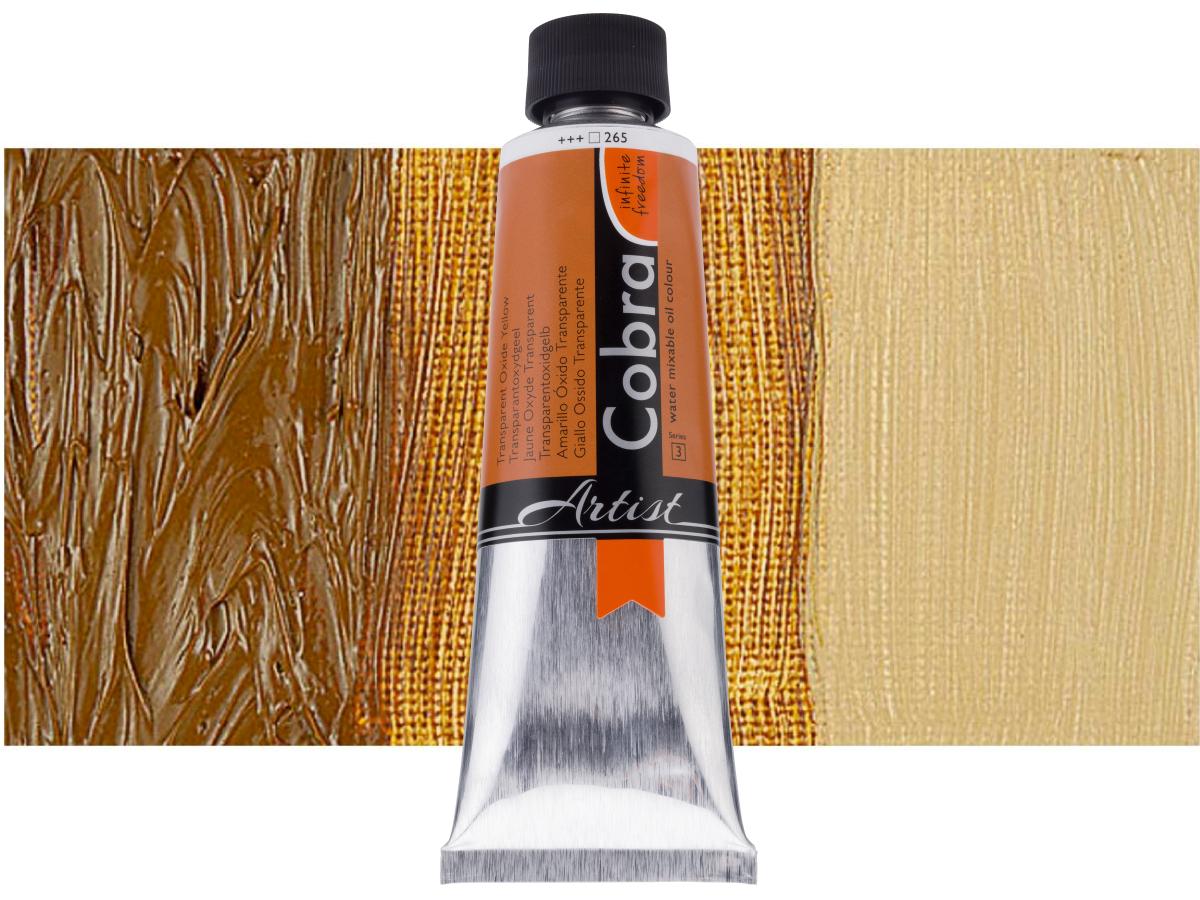 COBRA ARTIST WASSERVERMALBARE ÖLFARBE 150ML S3 265 TRANSPARENTOXID GELB 1