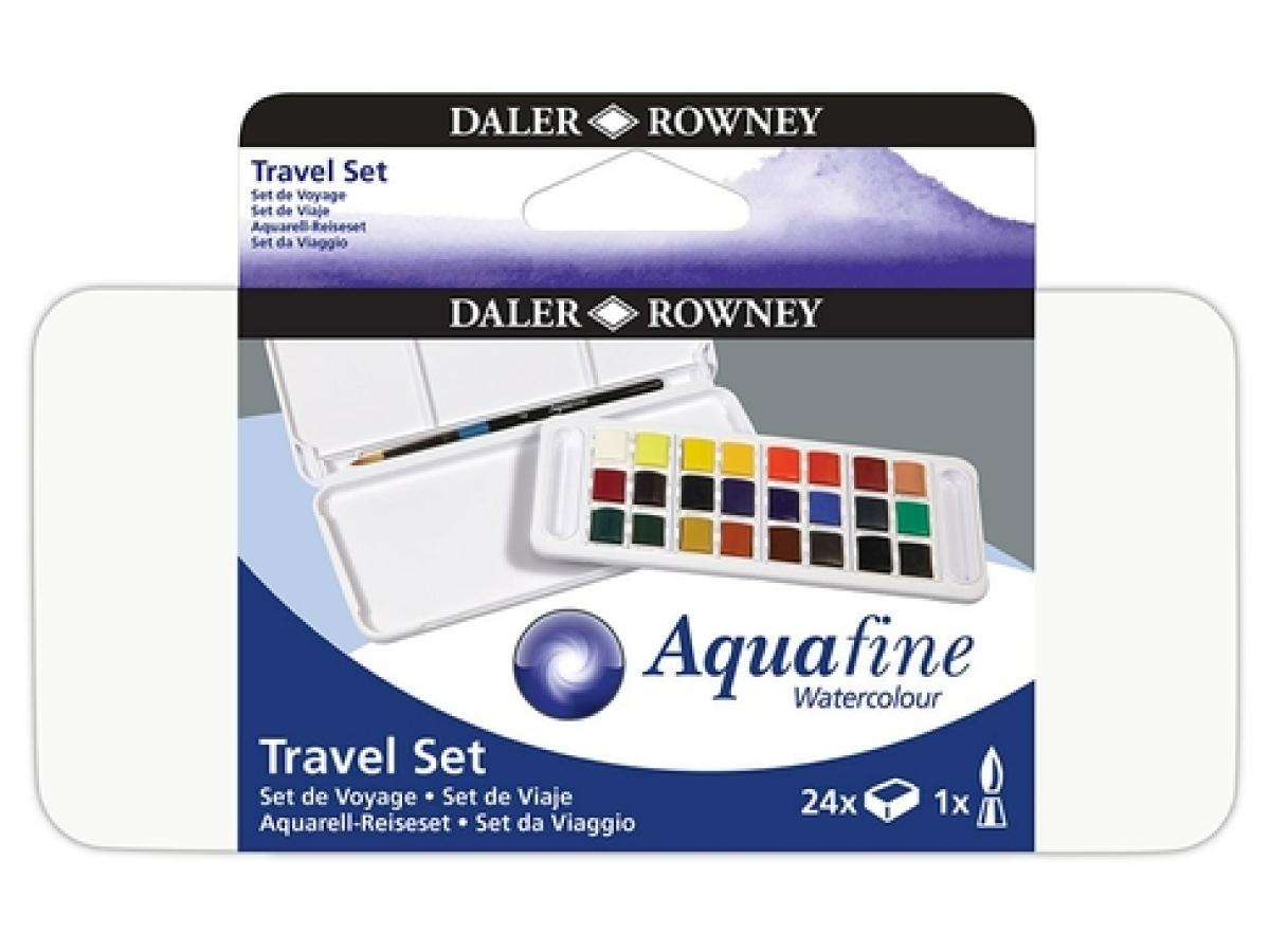DALER ROWNEY AQUAFINE AQUARELLFARBEN SET 24 FARBEN 1