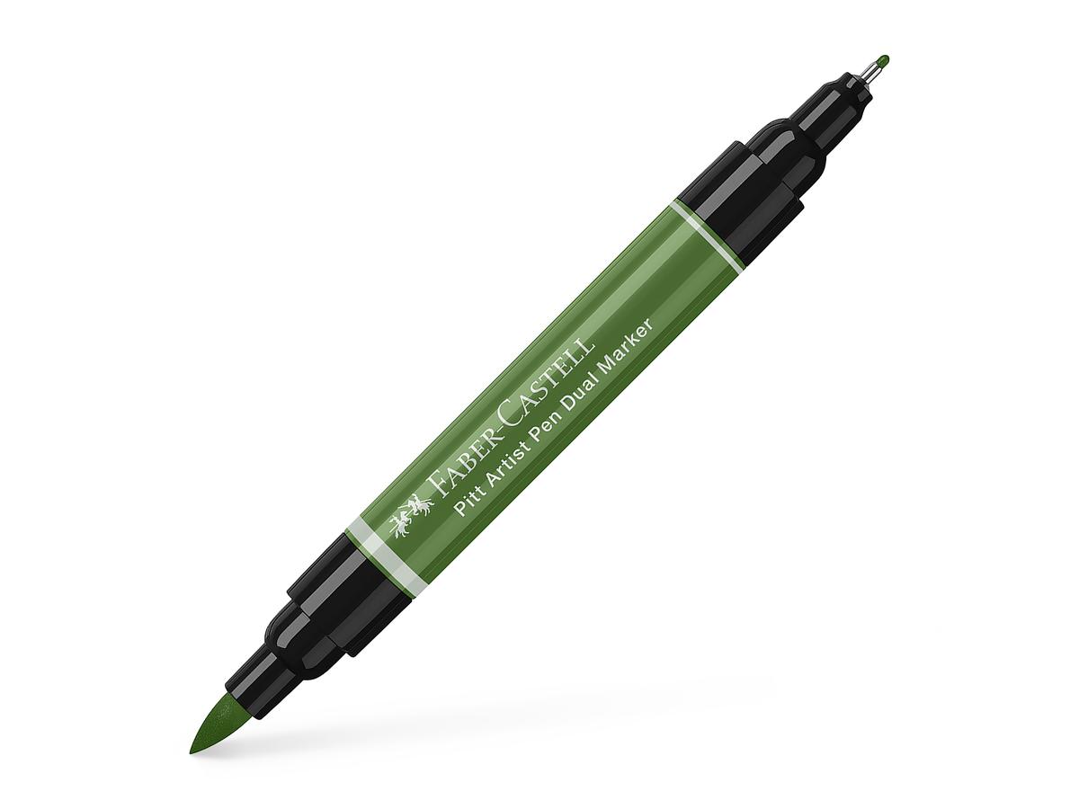 FABER-CASTELL PITT ARTIST PEN DUAL MARKER 167 PERMANENTGRÜN 1
