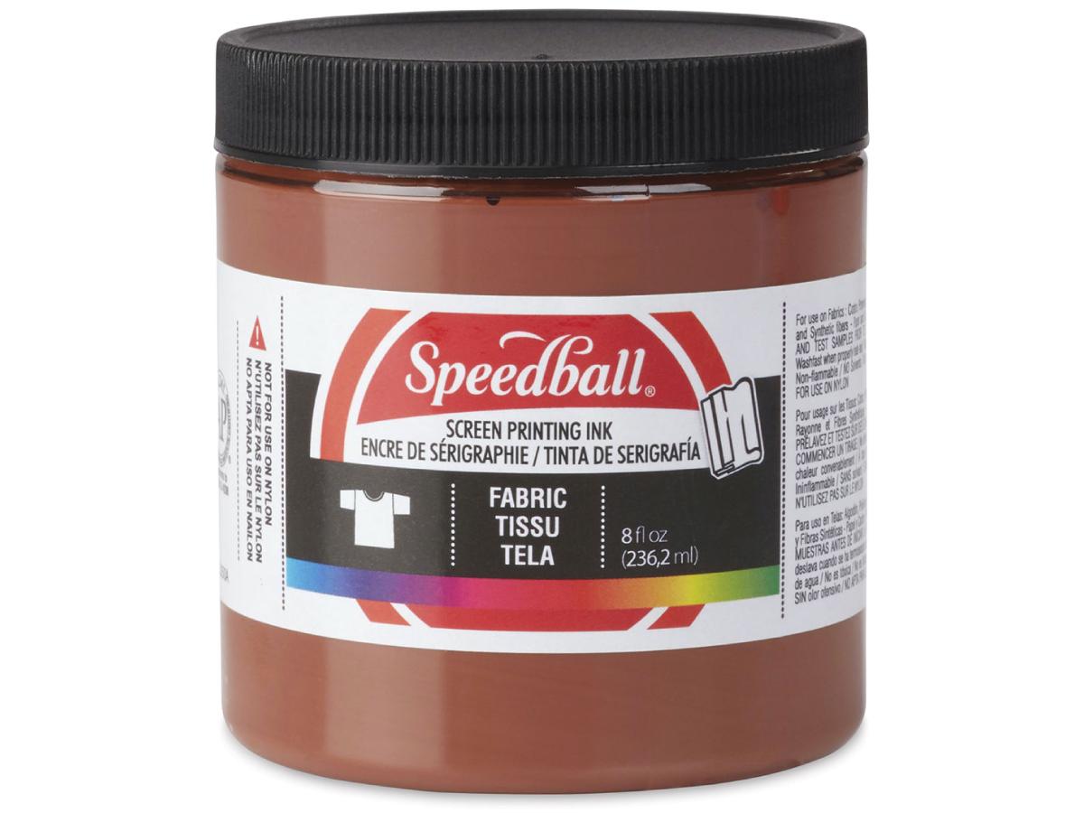 SPEEDBALL SIEBDRUCK FARBE FÜR TEXTIL 237ML BRAUN 010 1