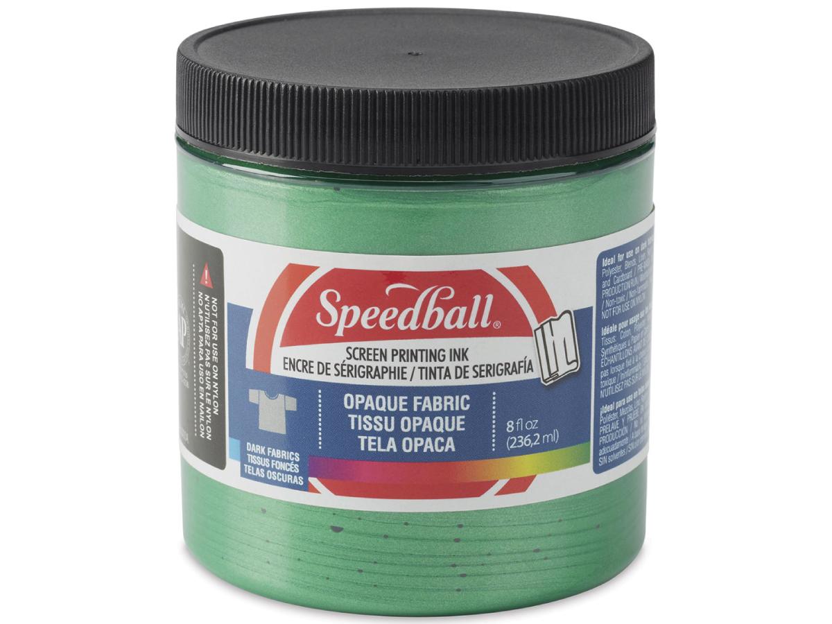 SPEEDBALL OPAQUE FABRIC SIEBDRUCK FARBE 237ML SMARAGD 005 1