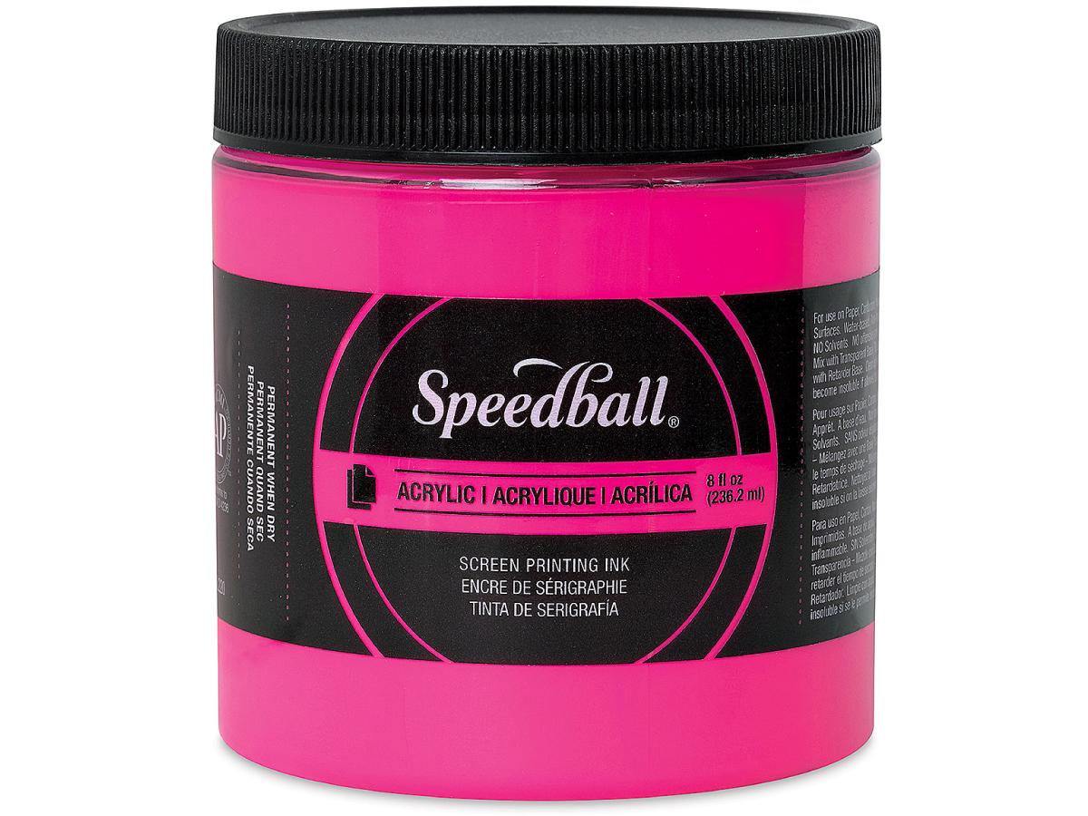 SPEEDBALL ACRYL SIEBDRUCKFARBE 237ML FLUORESCENT MAGENTA 023 1