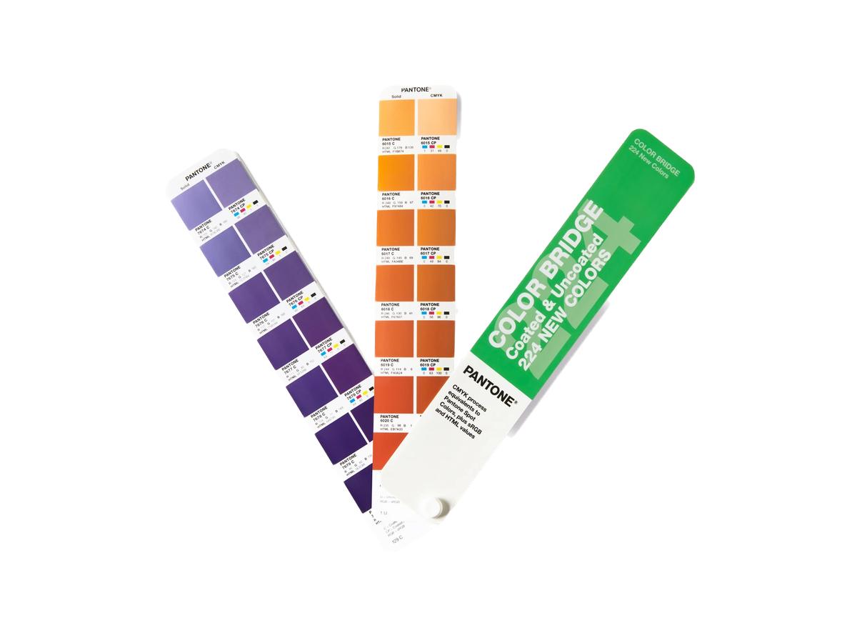 PANTONE COLOR BRIDGE GUIDE SET  SUPPLEMENT GP6102B 1