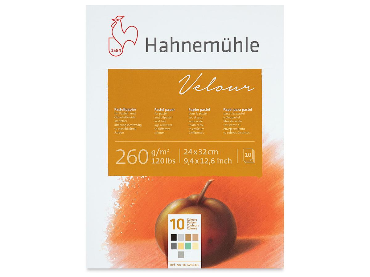 HAHNEMUHLE VELOUR PASTELLPAPIER 24X32CM 10 FARBEN 1