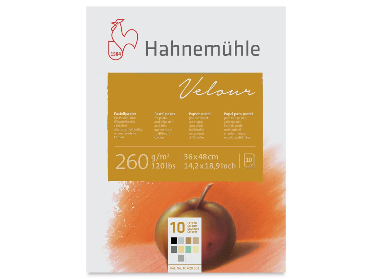 HAHNEMUHLE VELOUR PASTELLPAPIER 36X48CM 10 FARBEN 1