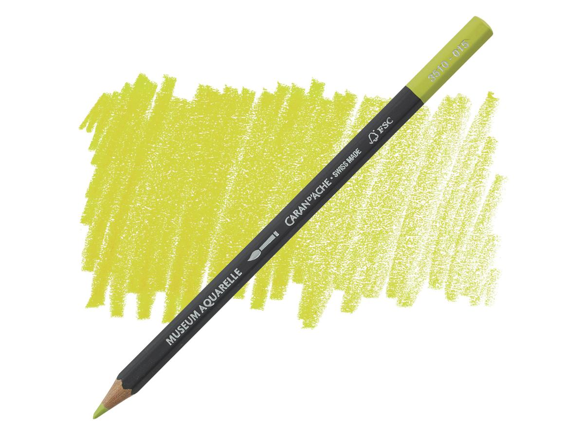 CARAN D'ACHE MUSEUM AQUARELLSTIFT 015 GELBOLIV
 1