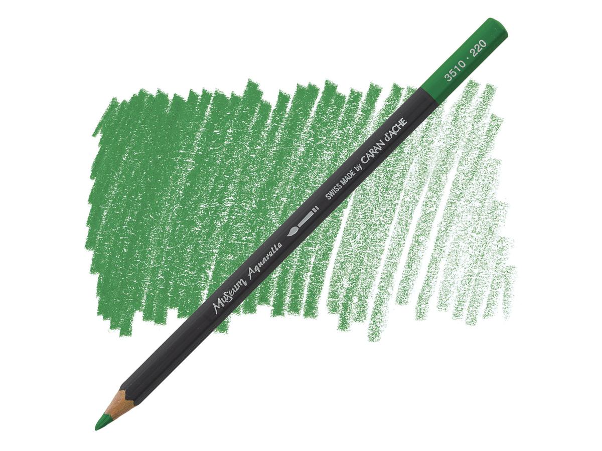 CARAN D'ACHE MUSEUM AQUARELLSTIFT 220 GRASGRUN
 1