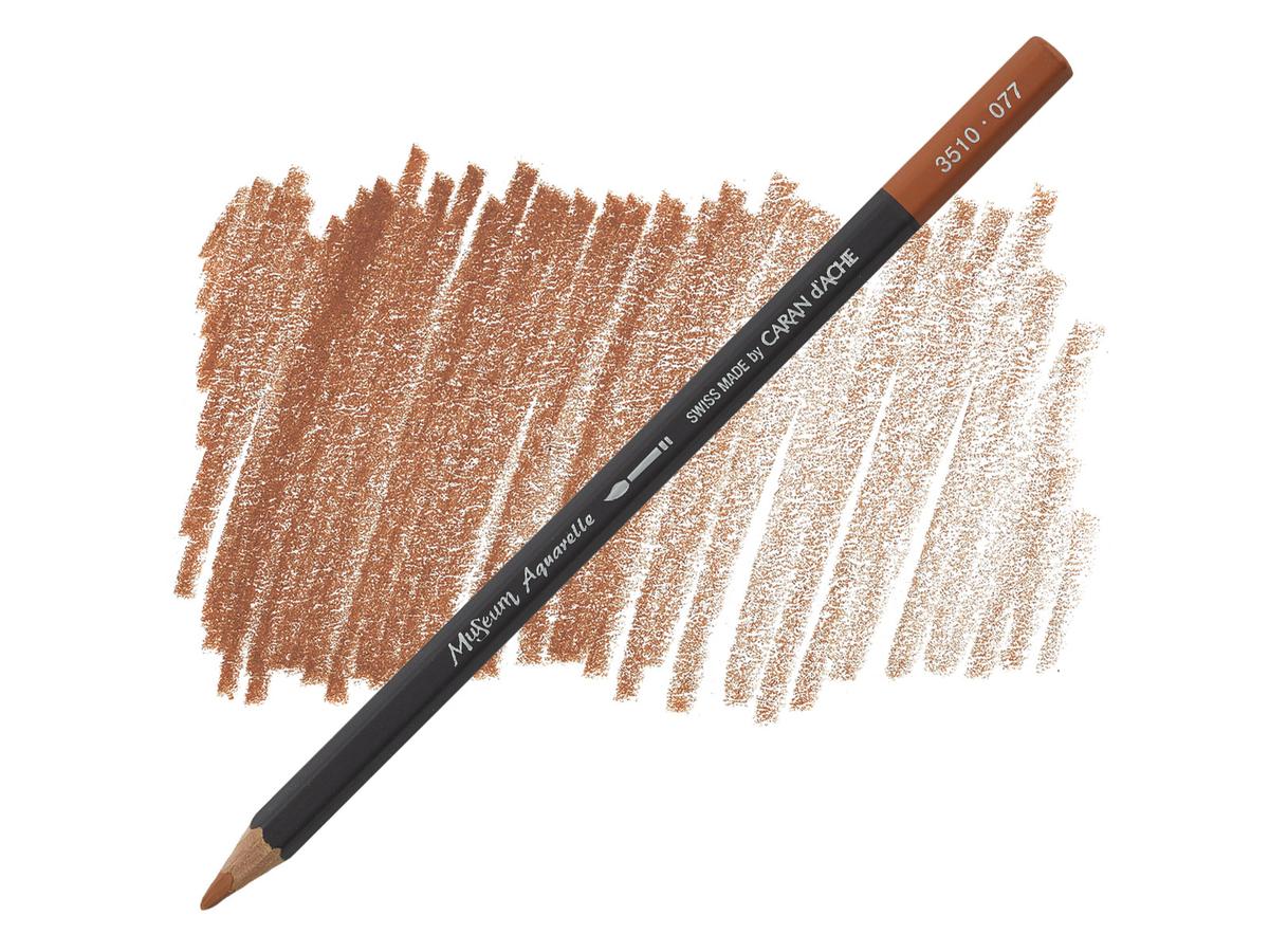CARAN D'ACHE MUSEUM AQUARELLSTIFT 077 OCKER GEBRANNT
 1