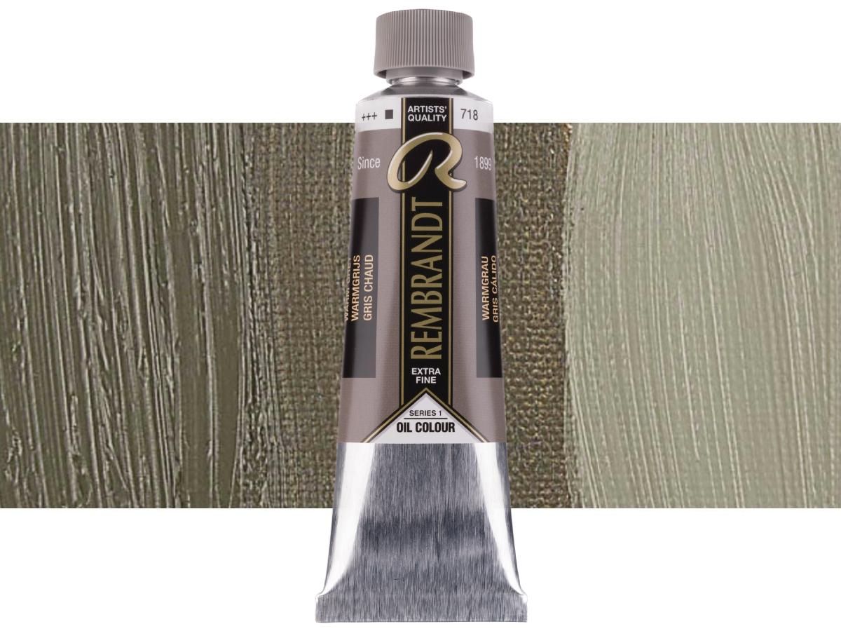 TALENS REMBRANDT ÖLFARBE 150ML S1 WARMGRAU 718 1