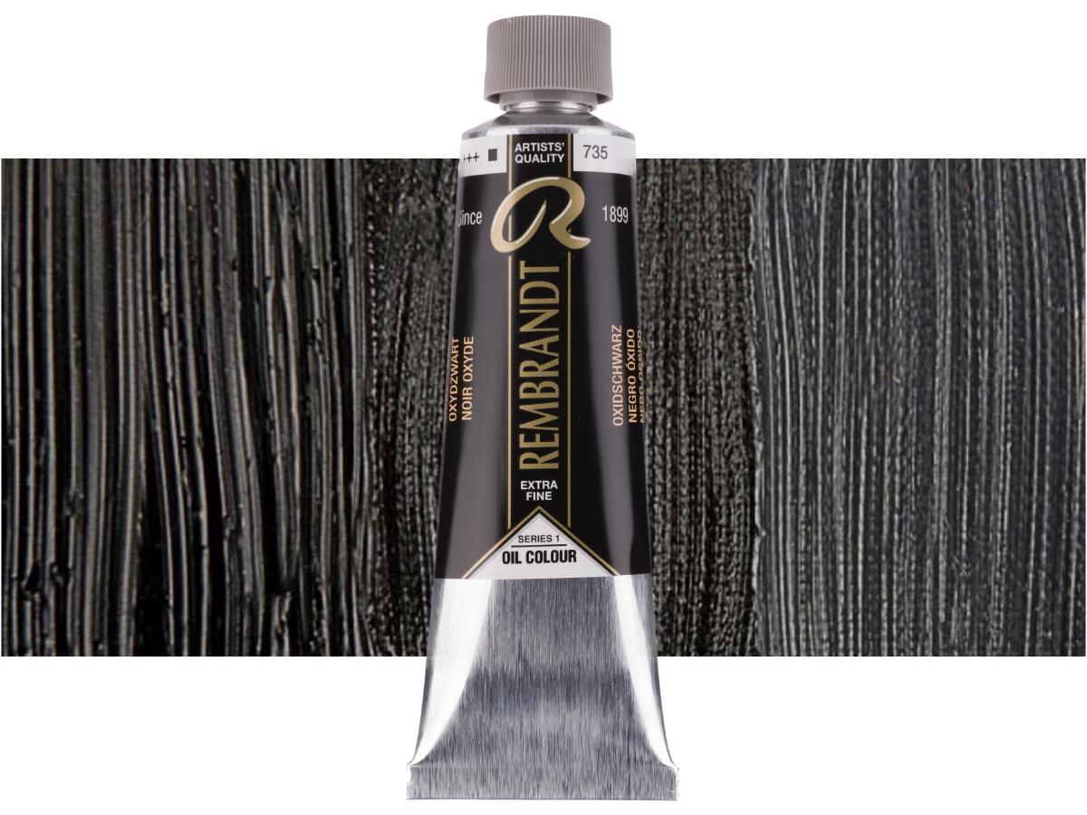 TALENS REMBRANDT ÖLFARBE 150ML S1 OXIDSCHWARZ 735 1