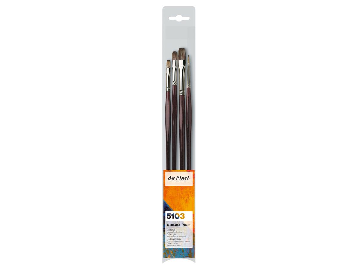 DA VINCI 5103 GRIGIO PINSELSET 1