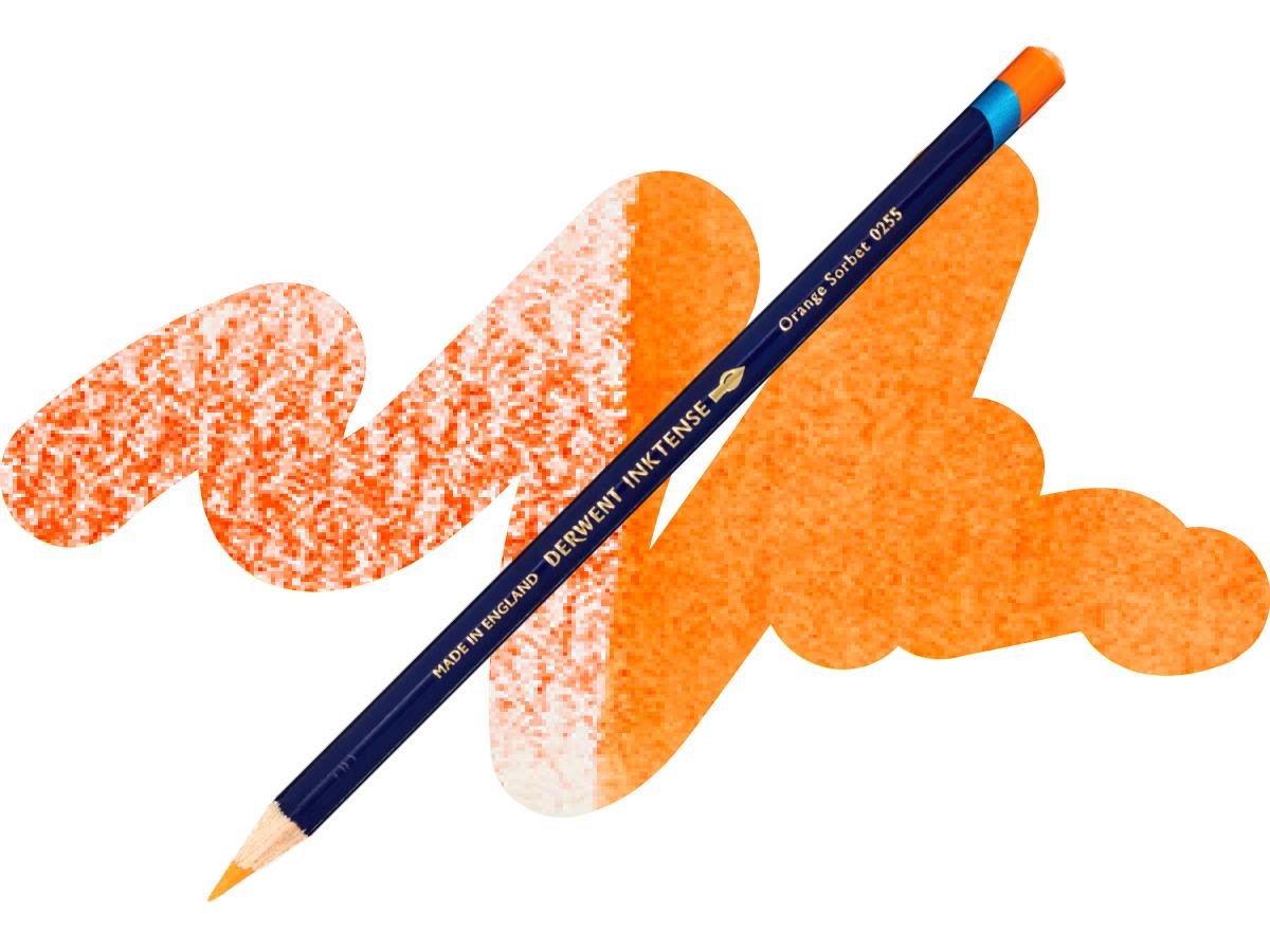 DERWENT INKTENSE POTLOOD 0255 ORANGE SORBET 1