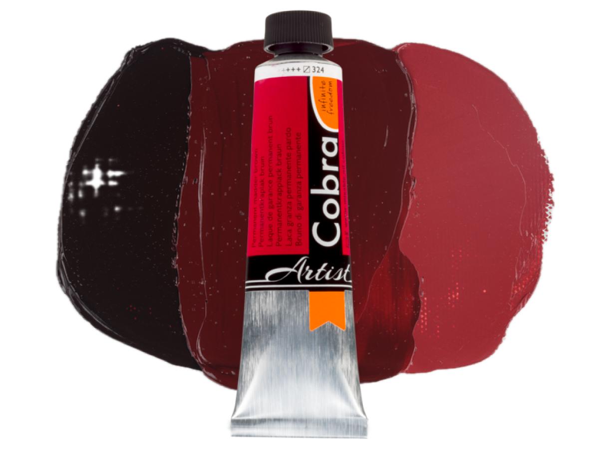COBRA ARTIST WASSERVERMALBARE ÖLFARBE 40ML 234 KRAPPLACK BRAUN PERMANENT 1