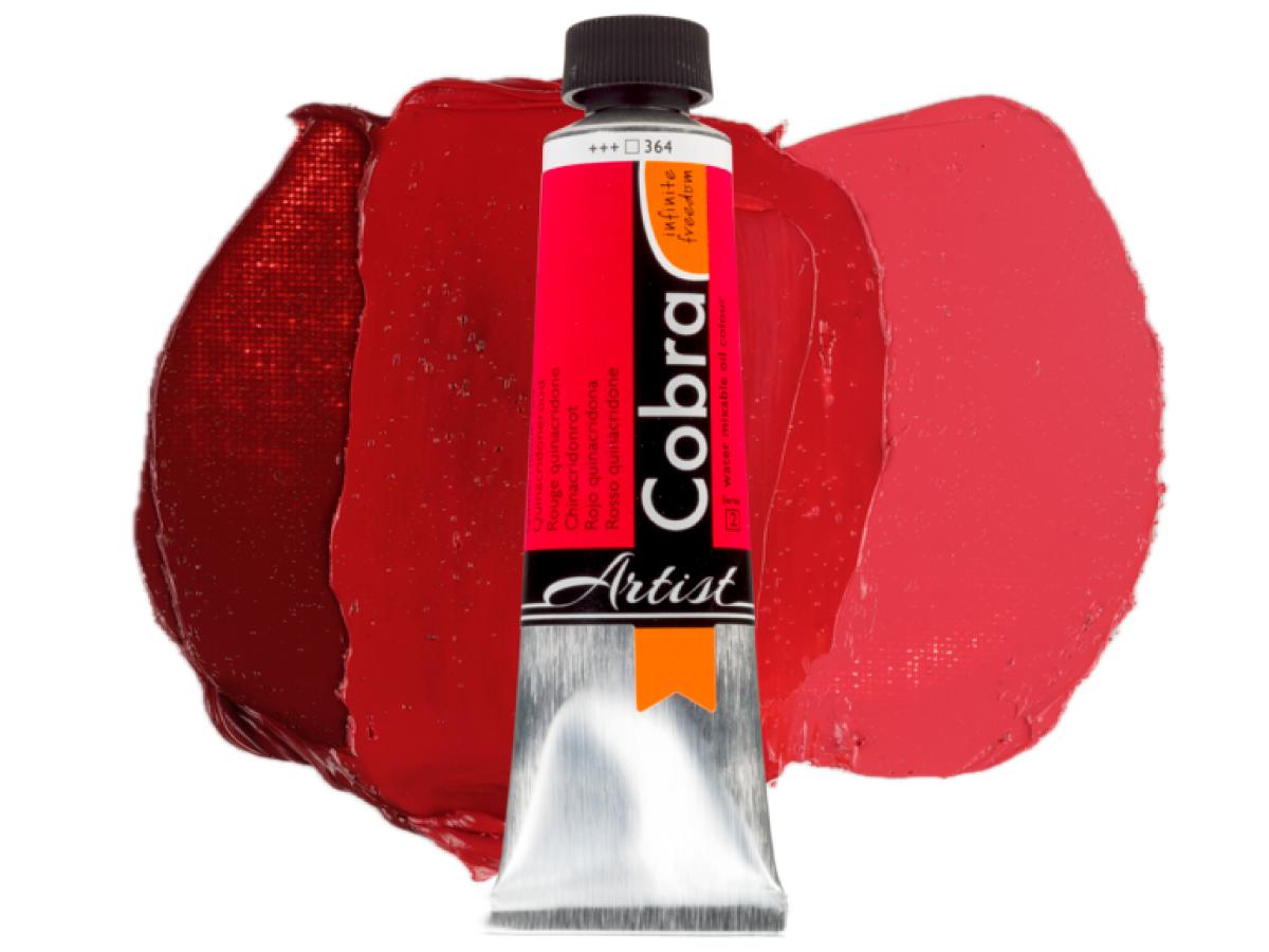 COBRA  ARTIST WASSERVERMALBARE ÖLFARBE 40ML 364 CHINACRIDONROT 1