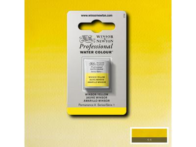 WINSOR & NEWTON AQUARELLFARBE 1/2 NÄPF S1 730 WINSORGELB 1