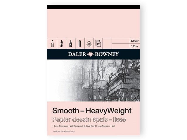 DALER ROWNEY HEAVY WEIGHT BLOCK ZEICHENPAPIER 25X25CM 60BL. 1
