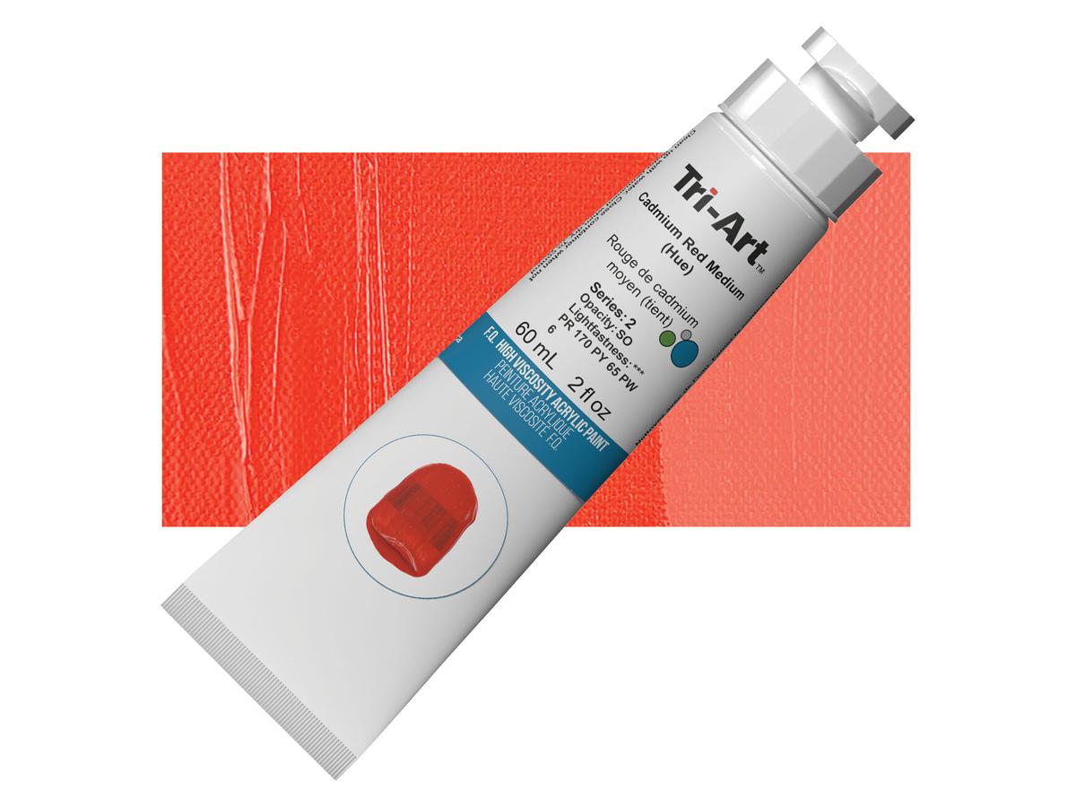 TRI-ART ACRYLFARBE 60ML S5 KADMIUMROT MEDIUM 1