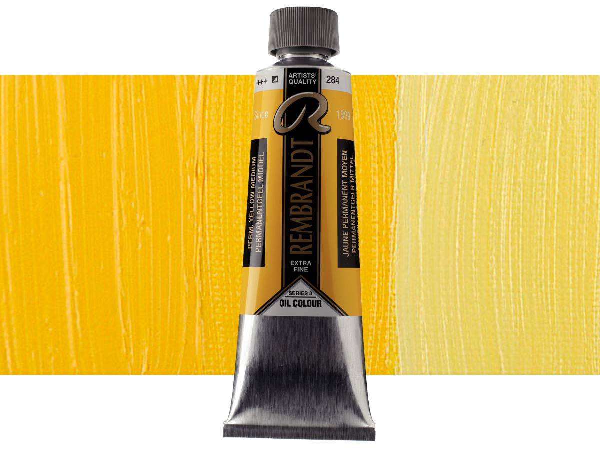 TALENS REMBRANDT ÖLFARBE 150ML PERMANENTGELB MITTEL 284 1