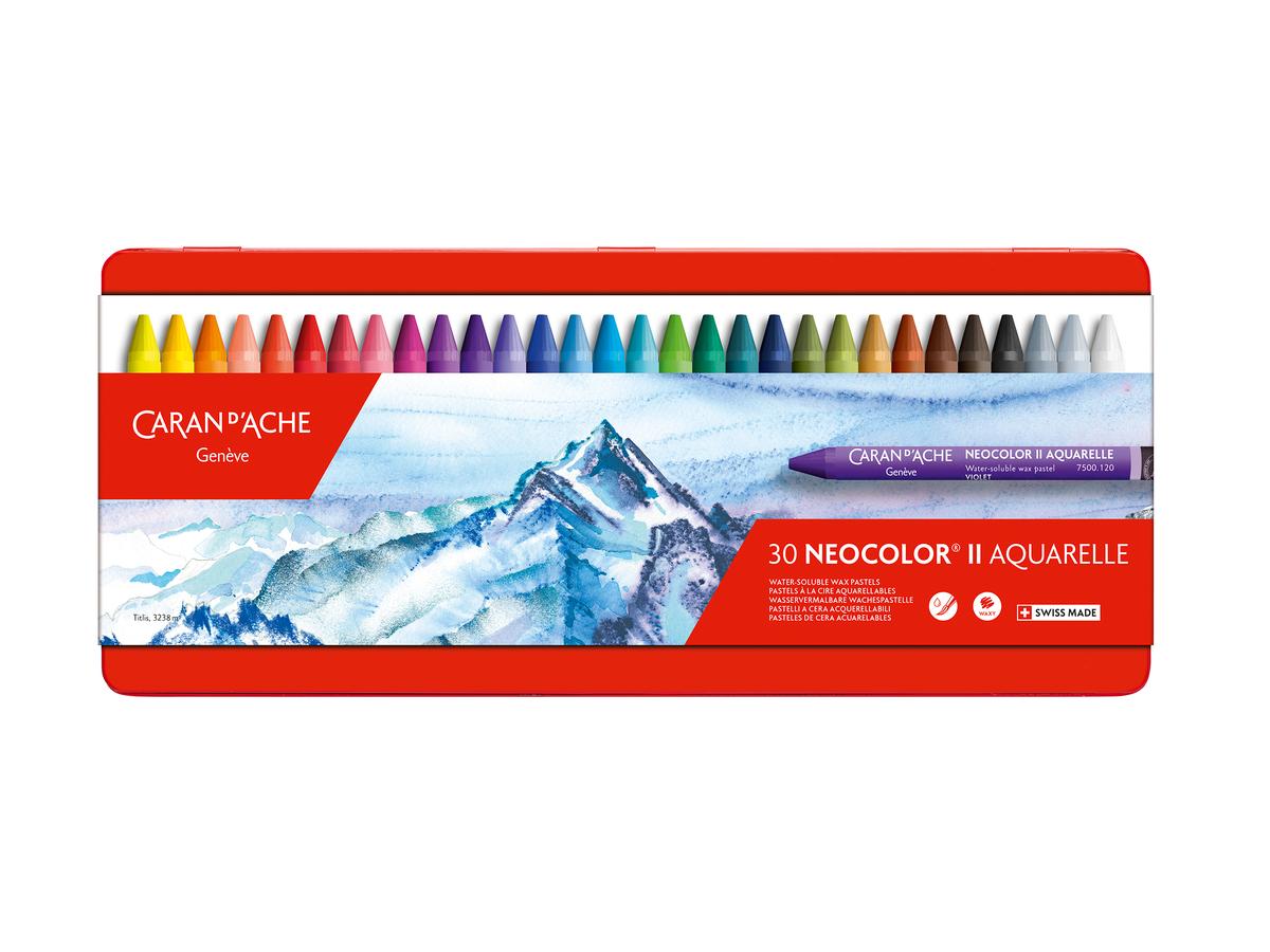 CARAN D'ACHE NEOCOLOR II WASSERVERMALBARE WACHPASTELL 30-ER 1