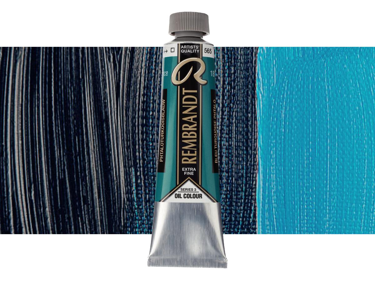 TALENS REMBRANDT ÖLFARBE 40ML PHTHALOTÜRKISBLAU. 565 1