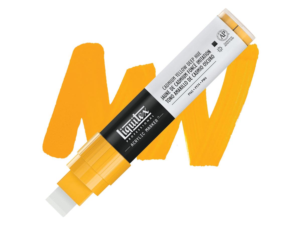 LIQUITEX ACRYL MARKER 0163 15MM CADMIUM YELLOW DEEP HUE 1
