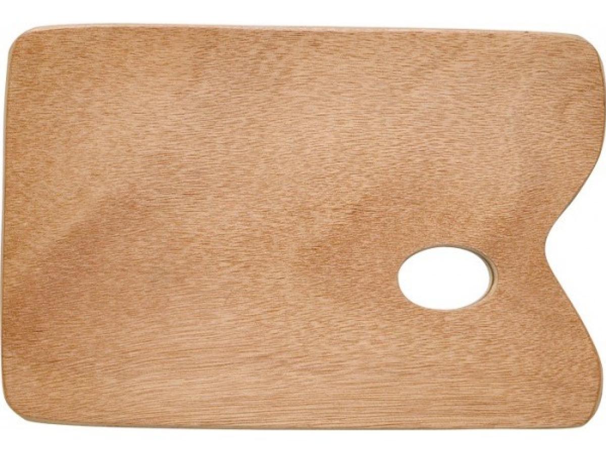 HOLZ PALETTE VIERECKIG 25X35CM 1