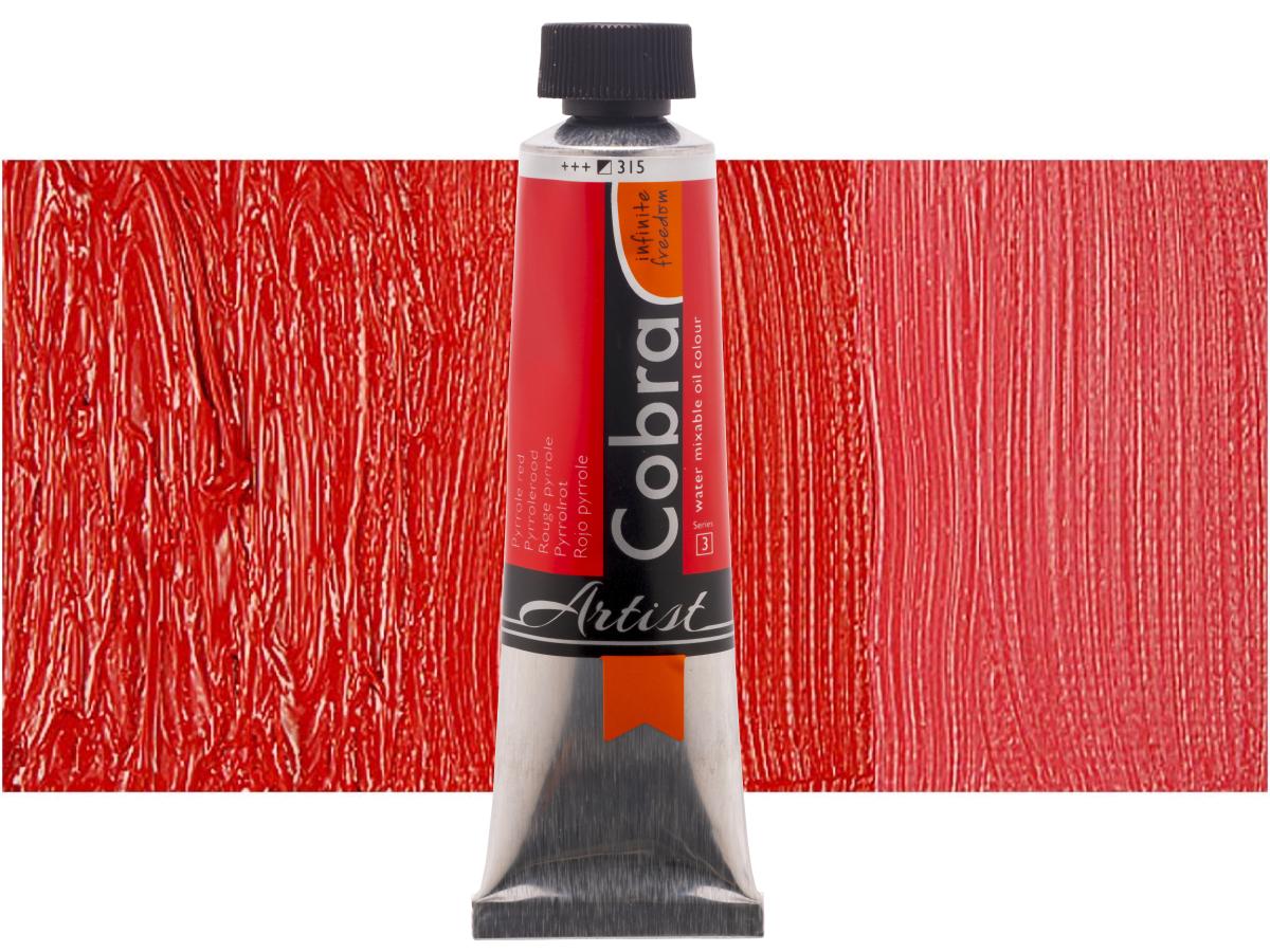 COBRA ARTIST WASSERVERMALBARE ÖLFARBE 40ML 315 PYRROLROT 1