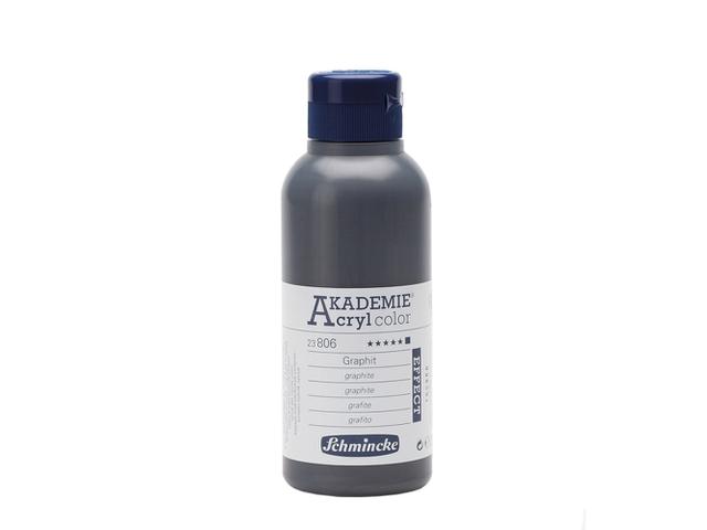 SCHMINCKE AKADEMIE ACRYL COLOR 250ML S2 806 GRAPHIT 1