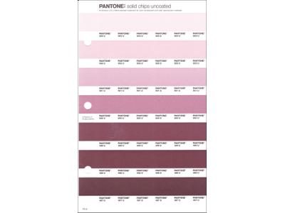 PANTONE PMS SOLID CHIPS ERSATZSEITE 70U 1