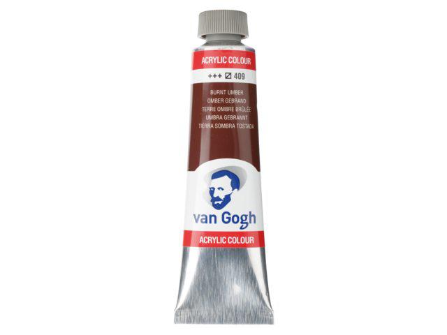 VAN GOGH ACRYL 40ML 409 GEBRANNTER UMBER 1