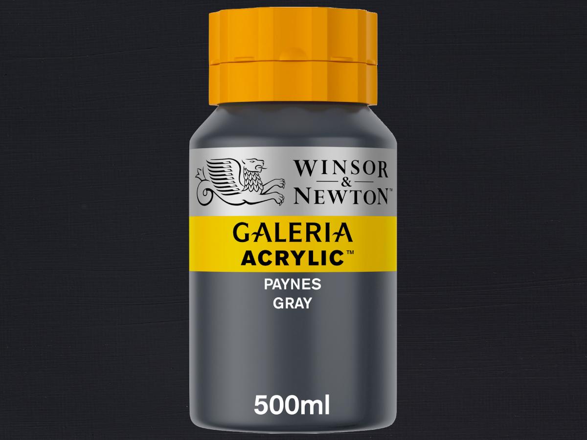 WINSOR & NEWTON GALERIA 500ML 465 PAYNE'S GRAU 1