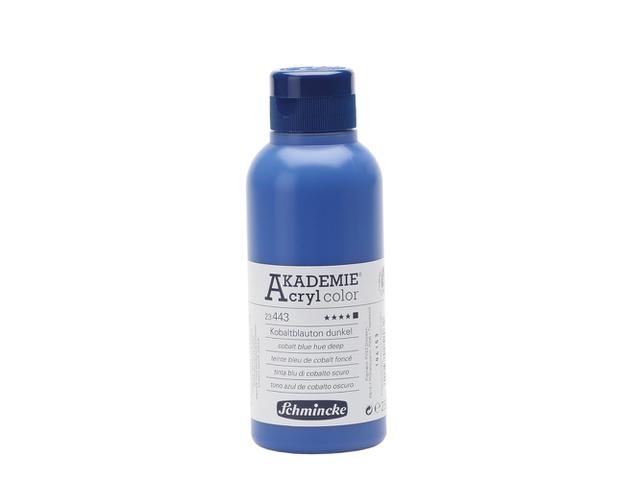 SCHMINCKE AKADEMIE ACRYL COLOR 250ML S1 443 KOBALTBLAUTON DUNKEL 1