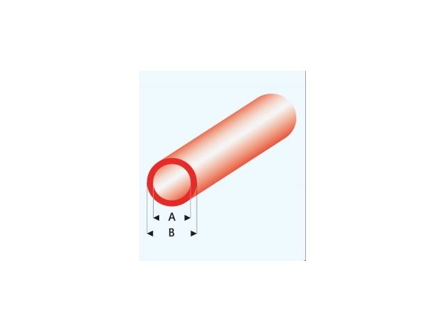 PROFIL ROHR GLASKLAR ROT (A=)3,0X4,0MM 33CM 426-55/3 1