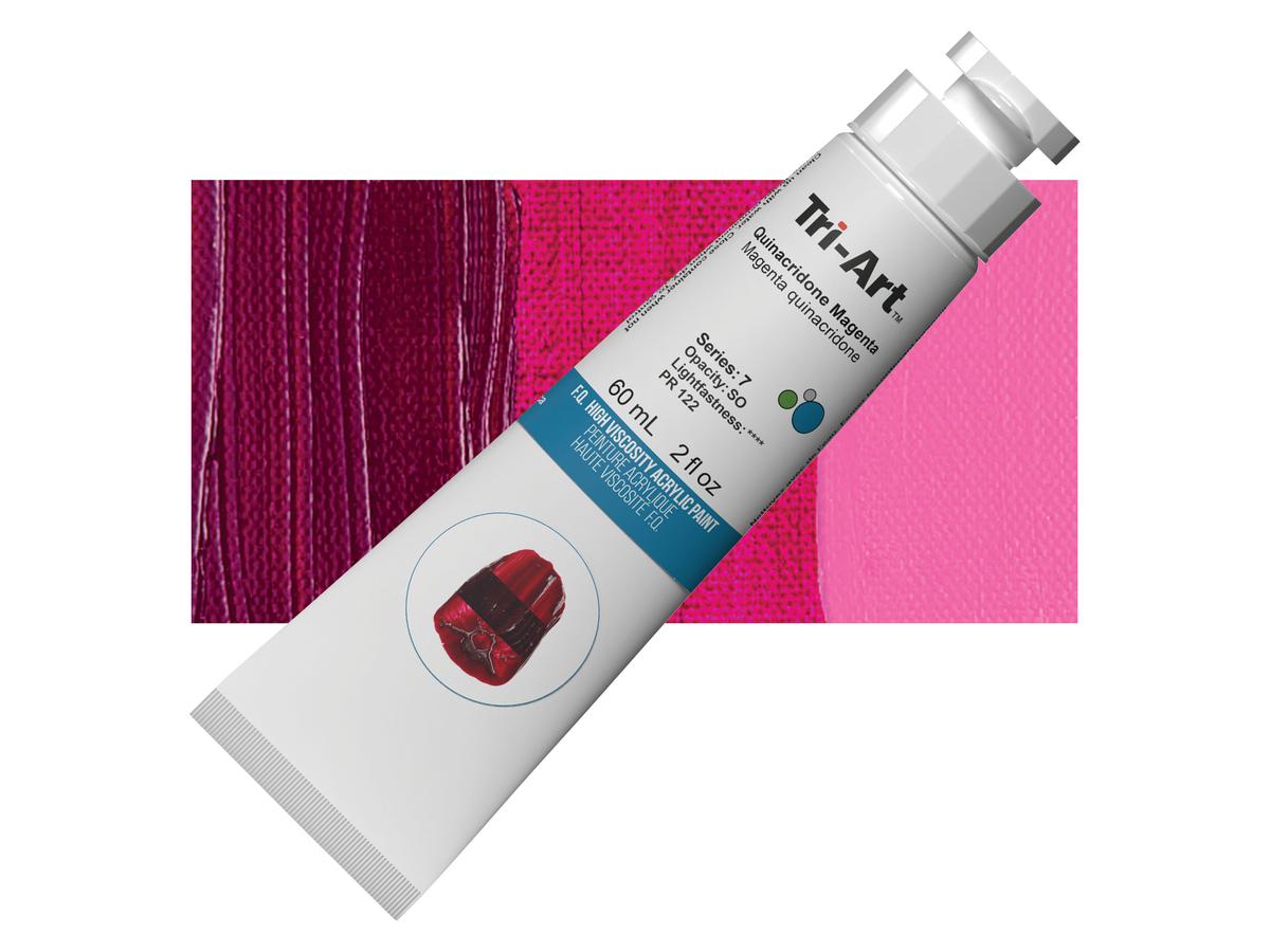 TRI-ART ACRYLFARBE 60ML S7 QUINACRODONE MAGENTA 1