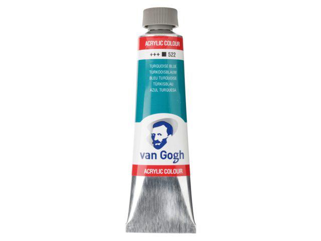 VAN GOGH ACRYL 40ML 522 TÜRKISBLAU 1