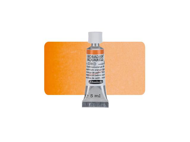 SCHMINCKE HORADAM AQUARELL TUBE 5ML S3 228 KADMIUMORANGE D. 1
