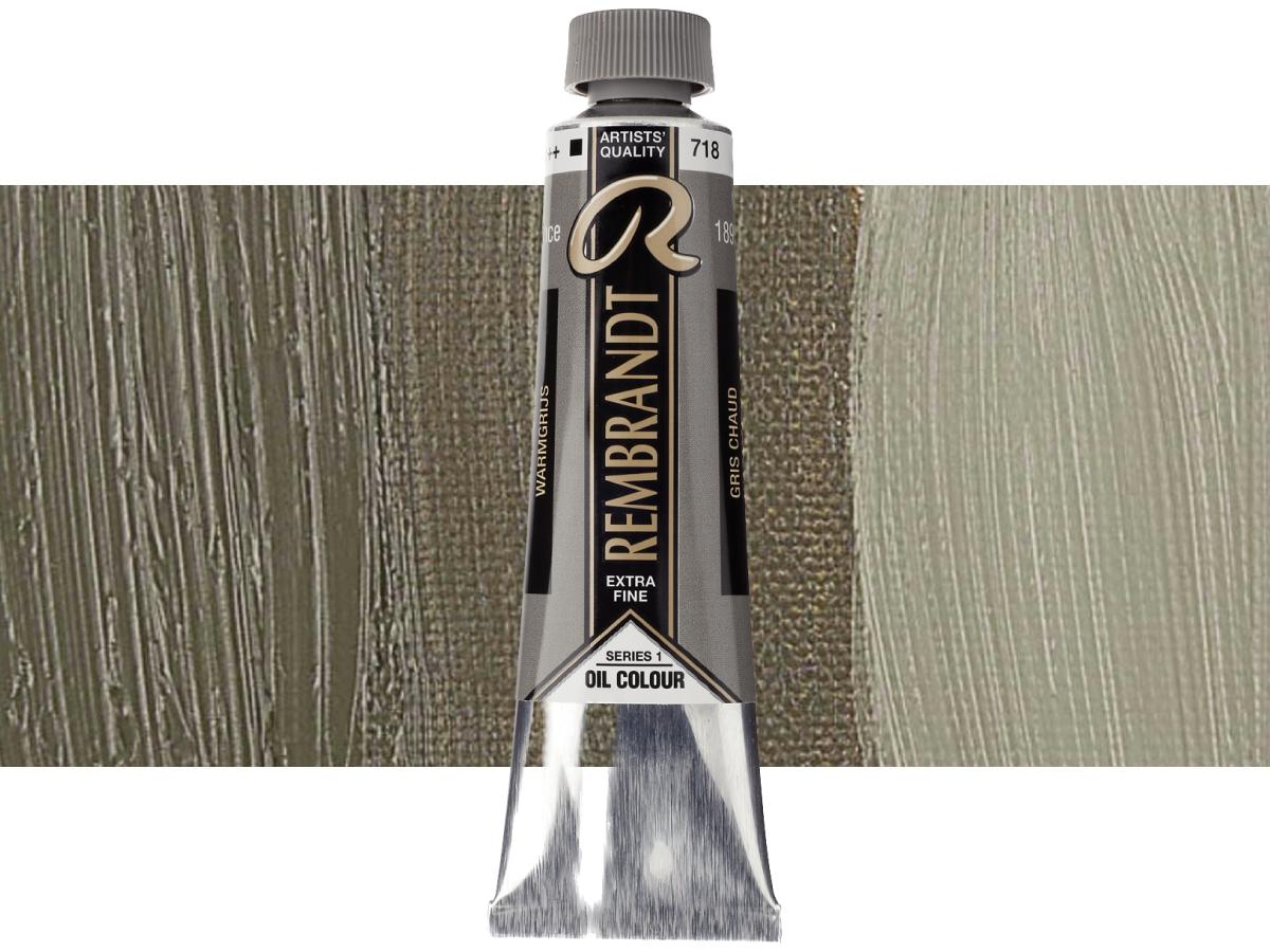 TALENS REMBRANDT ÖLFARBE 40ML WARMGRAU 718 1