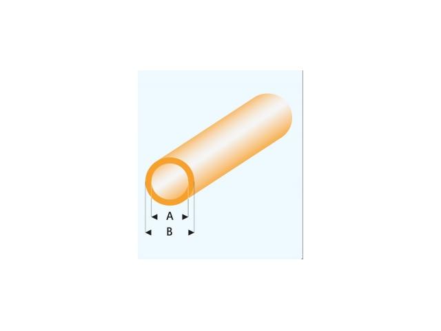 PROFIL ROHR GLASKLAR ORANGE 4,0X5,0MM 33CM 425-57/3 1